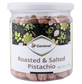Carnival Roasted & Salted Pistachio   Plastic Jar  200 grams